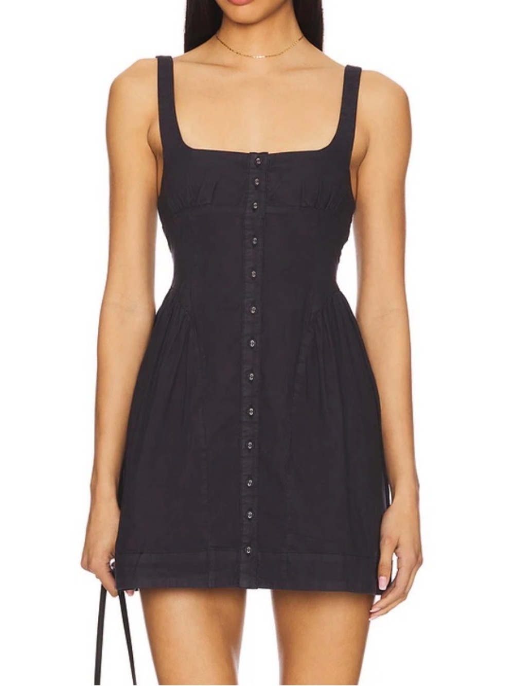 Astrid Oxford Mini Dress in Black
Free People